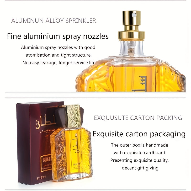 100ml*2+3ml*2, Profumo Legnoso Floreale per Uomo, Profumo Uomo, Profumo Romantico a Lunga Durata, Design Elegante, Forma Unica, Regalo Ideale per le Feste, Perfetto per la Vita Quotidiana e il Lavoro