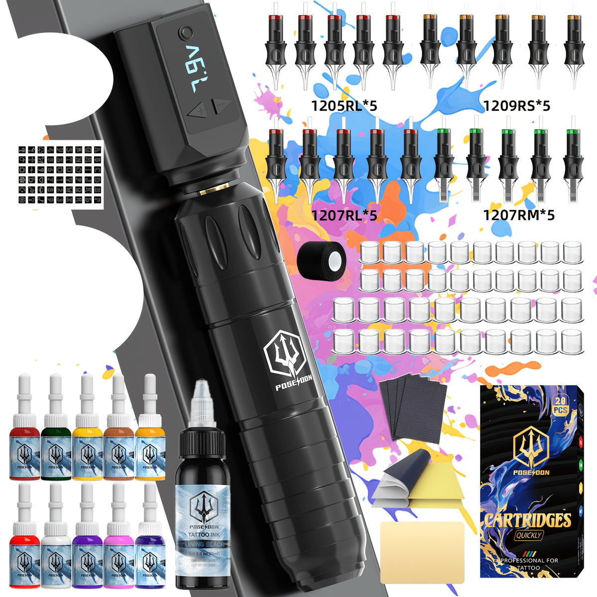 Aghi per tatuaggi, wireless per hobby e progetti creativi – vista dettagliata 14