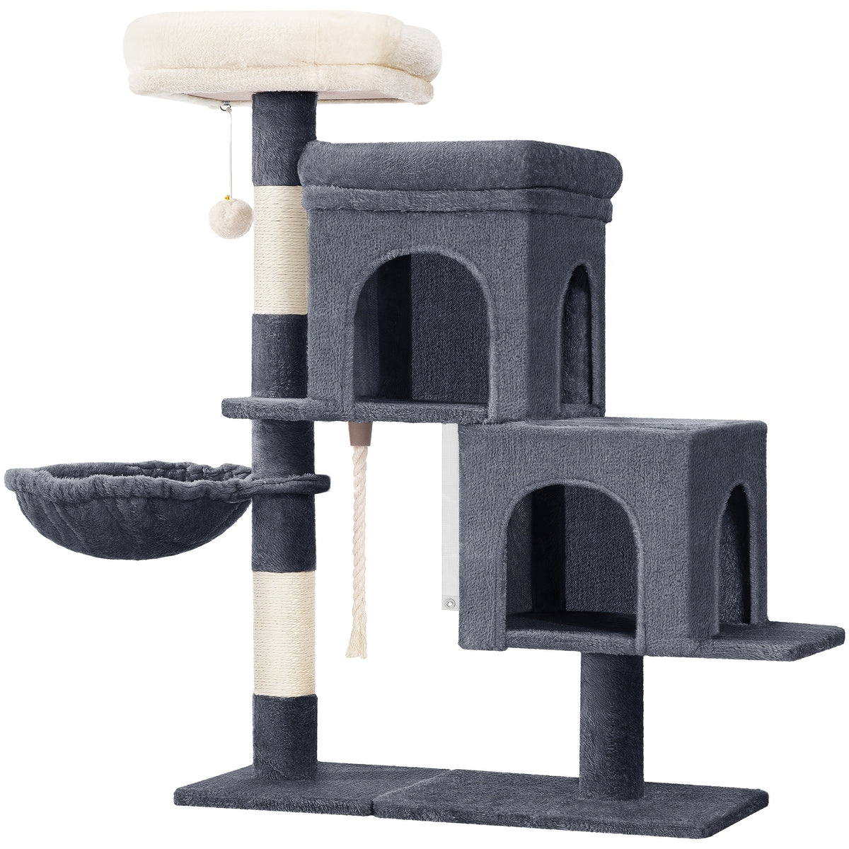 Albero tiragraffi per gatti, regolabile per gatti e gatti piccolo da 95 cm – vista dettagliata 3