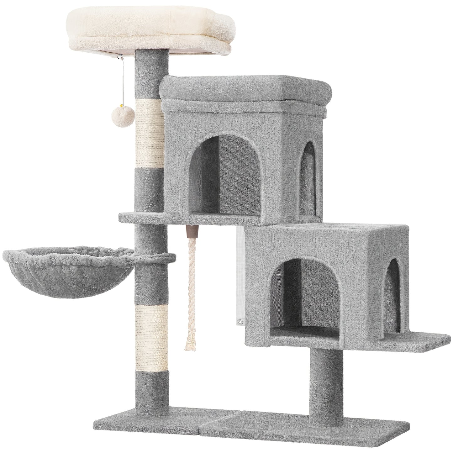 Albero tiragraffi per gatti, regolabile per gatti e gatti piccolo da 95 cm – vista dettagliata 5