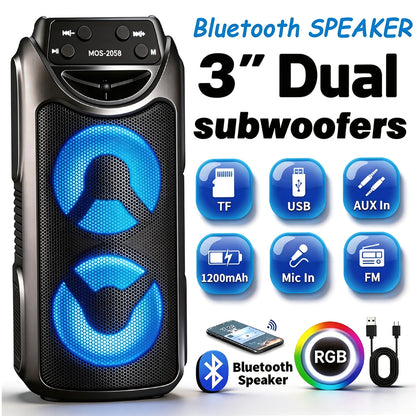 Altoparlante Bluetooth, wireless per campeggio e viaggio – vista principale