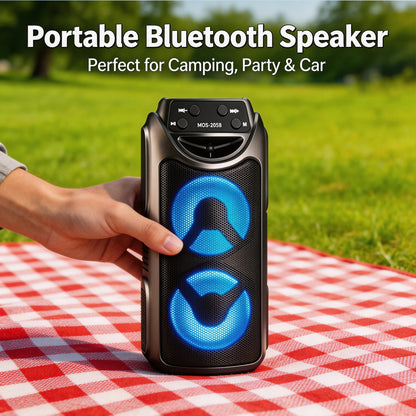 Altoparlante Bluetooth, wireless per campeggio e viaggio – vista dettagliata 4