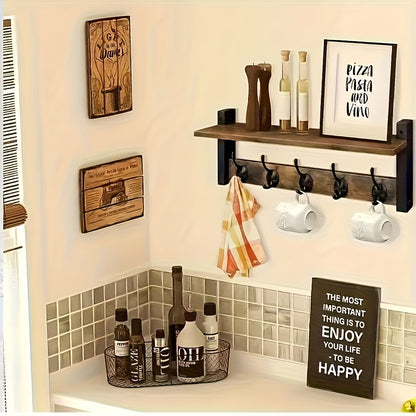 Appendiabiti, legno per cucina e zona pranzo – vista dettagliata 3