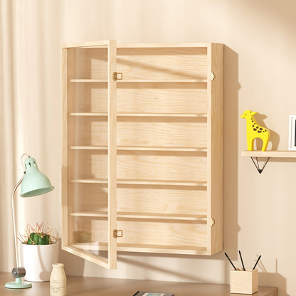 Armadi per bambini, legno per Esposizione e Risparmio Spazio con Ripiani Trasparenti – vista principale