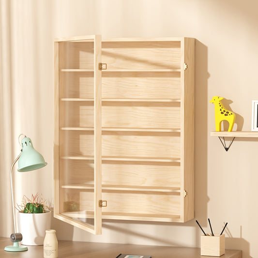 Armadi per bambini, legno per Esposizione e Risparmio Spazio con Ripiani Trasparenti – vista principale