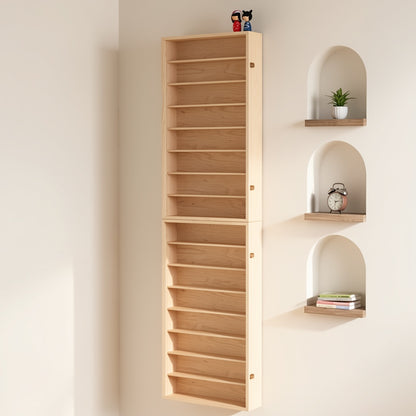 Armadi per bambini, legno per Esposizione e Risparmio Spazio con Ripiani Trasparenti – vista dettagliata 7