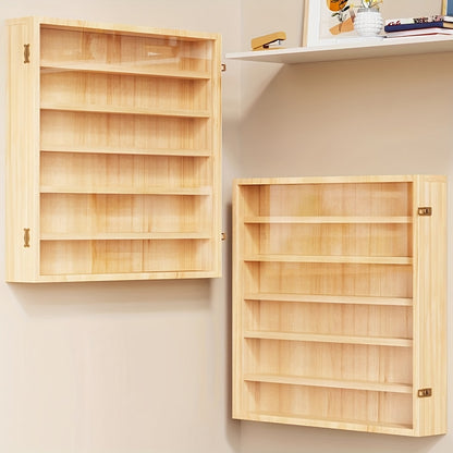 Armadi per bambini, legno per Esposizione e Risparmio Spazio con Ripiani Trasparenti – vista dettagliata 9