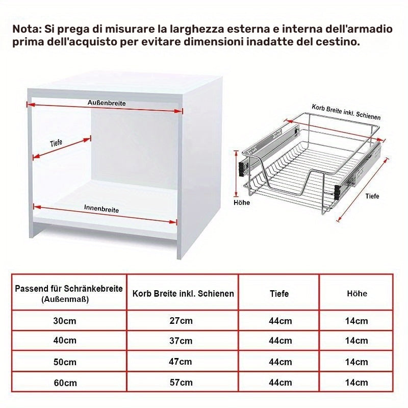 Armadietto da cucina, acciaio inox per cucina e zona pranzo – vista dettagliata 4