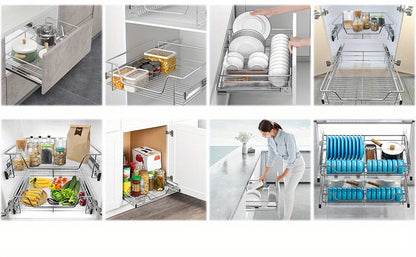 Armadietto da cucina, acciaio inox per cucina e zona pranzo – vista dettagliata 13