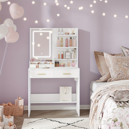 Armadietto Gioielli, illuminazione LED per camera da letto e letto – vista principale