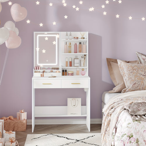 Armadietto Gioielli, illuminazione LED per camera da letto e letto – vista principale