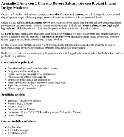 Armadio, come mostrato per uso quotidiano e casa – vista dettagliata 9