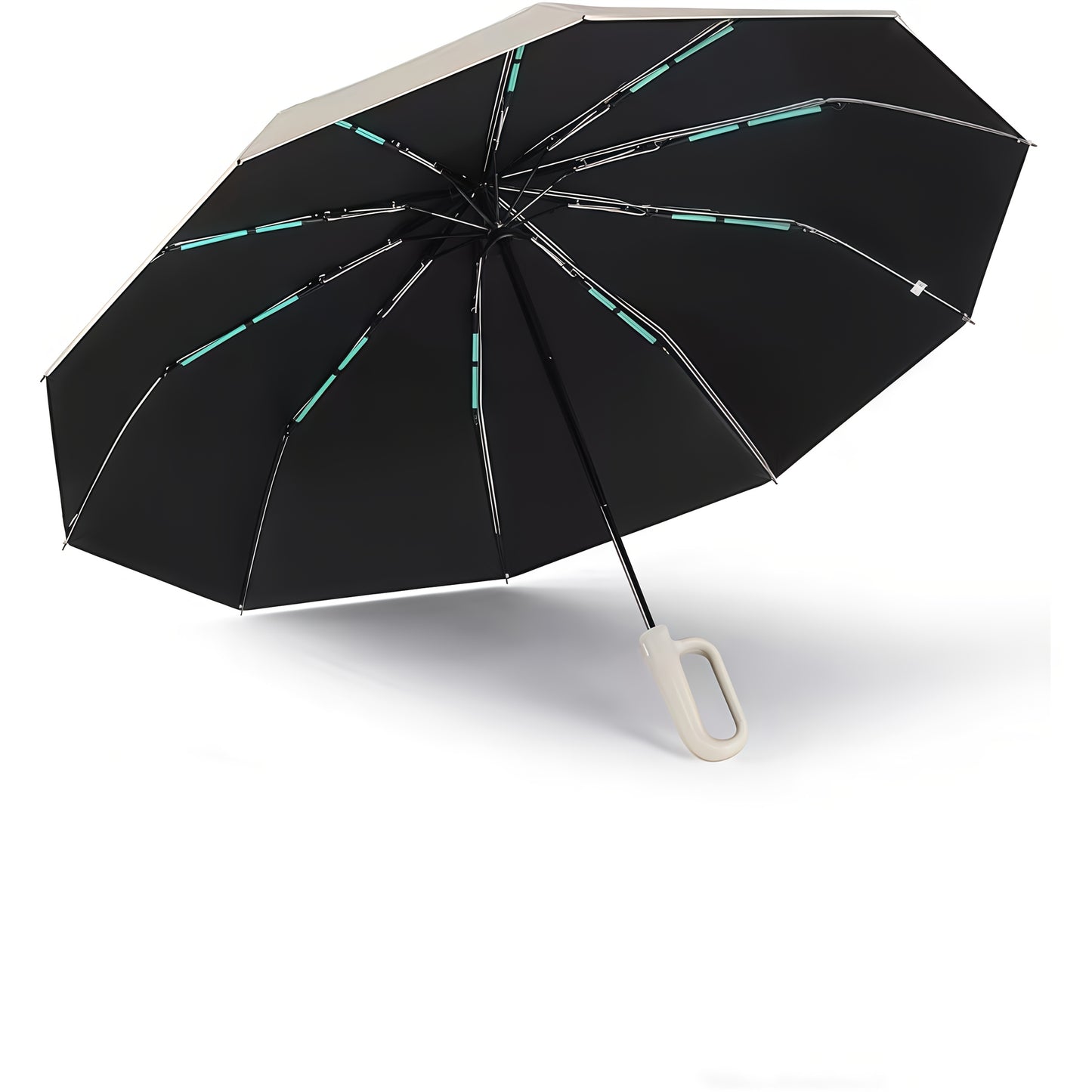 Ombrello pieghevole con fibbia completamente automatica, con protezione solare, specifiche 1 e 2 facoltative, adatto sia per uomini che per donne, ombrello da viaggio, con un diametro di 106 cm/41.2 pollici quando è aperto, robusto e durevole, ombrello di