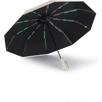 Ombrello pieghevole con fibbia completamente automatica, con protezione solare, specifiche 1 e 2 facoltative, adatto sia per uomini che per donne, ombrello da viaggio, con un diametro di 106 cm/41.2 pollici quando è aperto, robusto e durevole, ombrello di