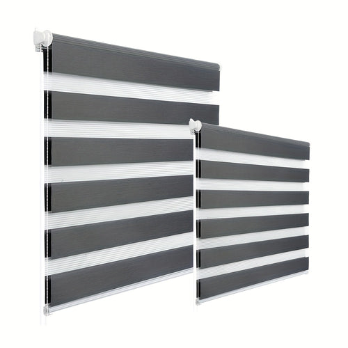 2 pezzi, Tende a rullo a doppia bobina, Tende oscuranti e parasole, Luminosità regolabile, Senza foratura, con fissaggio a morsetto, Tende a rullo per camera da letto, bagno, cucina, Tende decorazioni per la casa, Facili da pulire