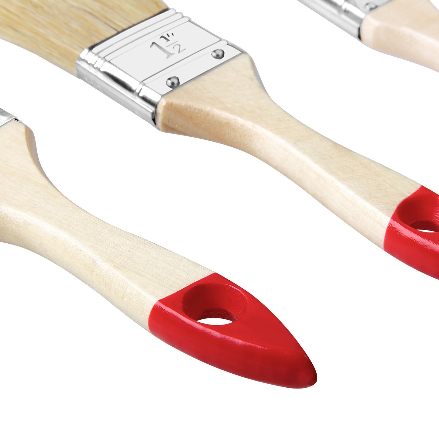 MONZANA® Set di 15 Pennelli per Pittura, 3 Misure Diverse, Ideale per Vernice e Stainatura su Legno