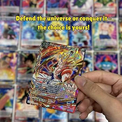 Bandai Dragon Ball 50 Carte Inglesi, Incluse 3 Carte Olografiche