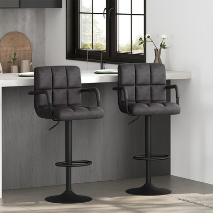 Sgabelli da bar, sgabello da bar girevole a 360° con altezza regolabile, sedia da reception, sgabelli da bancone moderni con schienale e poggiapiedi, sgabelli da bar ad altezza bancone, adatti per ufficio, bar, cucina, sala da pranzo, per regalo, regalo p