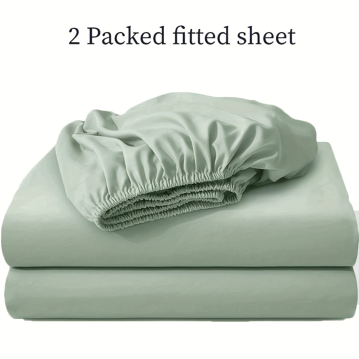 Set da 2 pezzi con lenzuolo con angoli, coprimaterasso con angoli morbido e confortevole, kit lenzuolo con angoli traspirante e multifunzionale, lavabile, adatto per camere da letto, camere degli ospiti, scuole, utilizzabile in tutte le stagioni, biancher