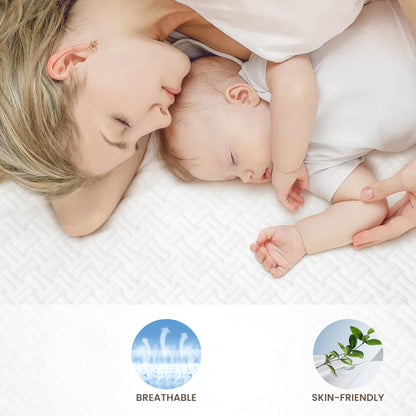 KERDOM Coprimaterasso in Memory Foam con Spessore 7,5 cm e Fasce Antiscivolo, Due Livelli di Durezza Gel Topper Materassi Rimovibile Lavabile a Macchina, Schiuma Traspirante al Carbone Bambù per Camper Misura Completa 90/120/160/180 x 200cm