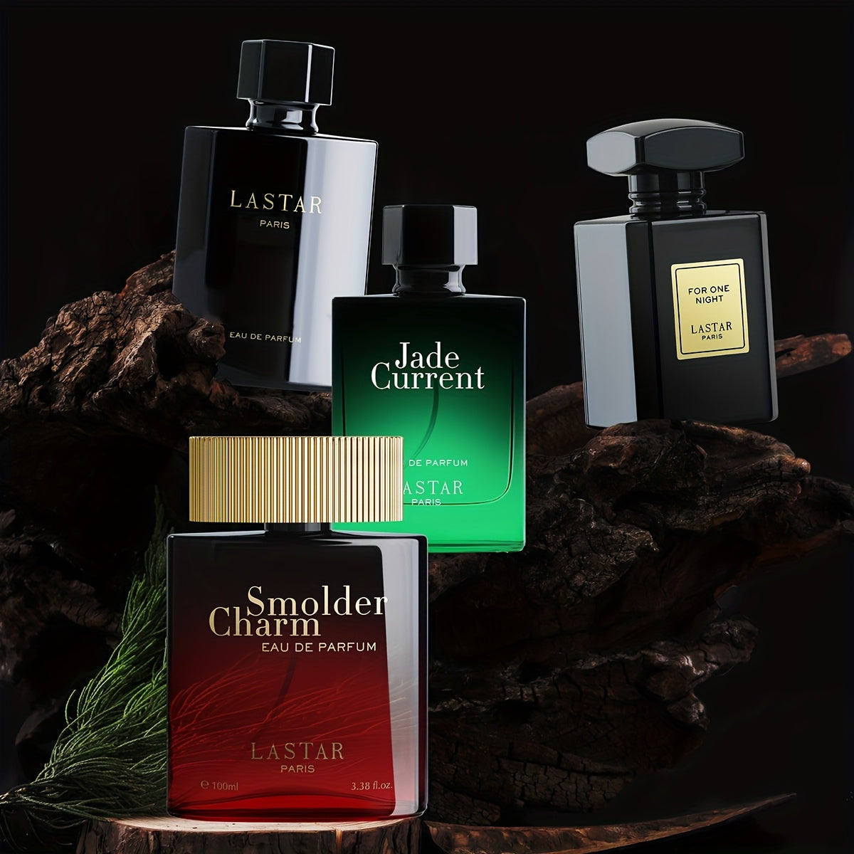 Set regalo da 4 flaconi di profumo da uomo a grande capacità, Eau de Toilette da uomo, Profumo Colonia da uomo, Muschio classico, Legno d'ambra, Vaniglia, Caffè, Fragranza di lunga durata, Adatto a molteplici occasioni, Confezione singola in scatola, Rega