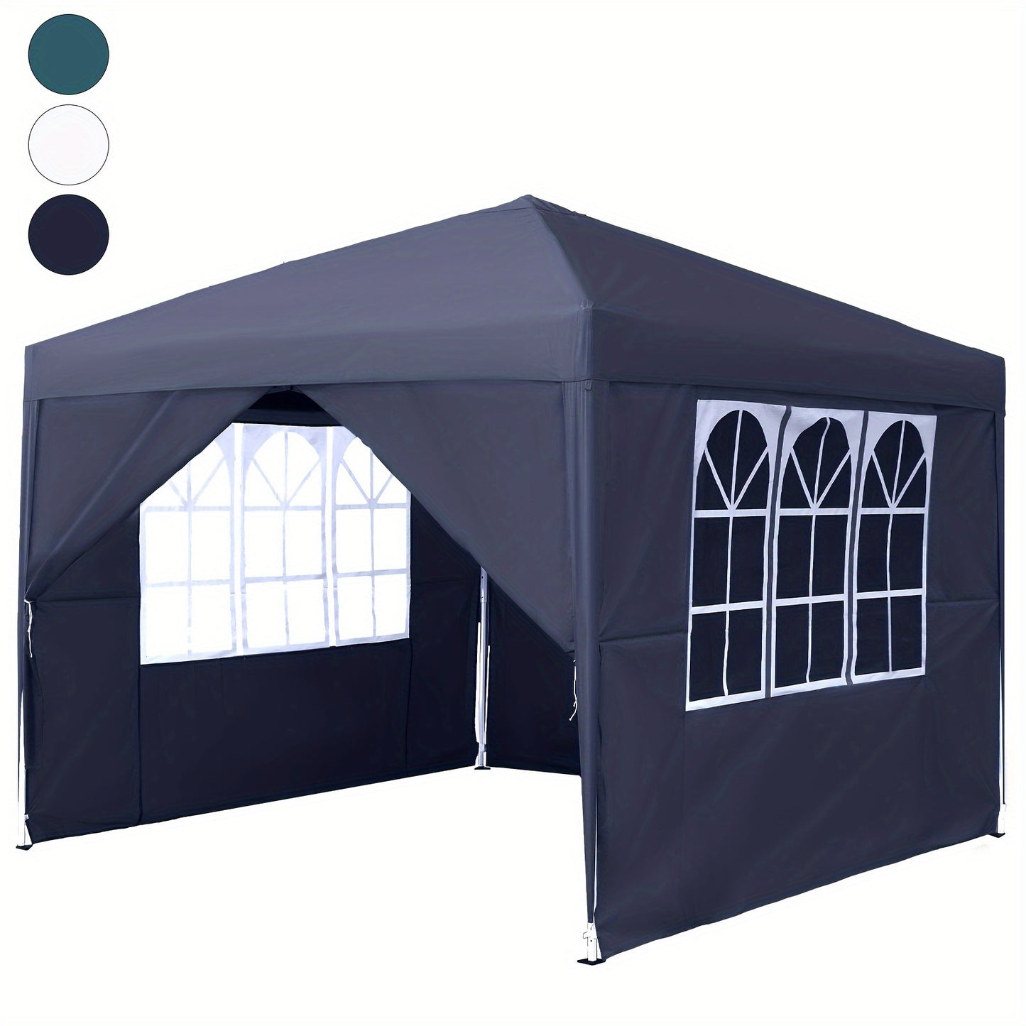 Tenda da Esterno Pieghevole Portatile 3x3m con Protezione UV - Rifugio Istantaneo Ideale per Giardino, Piscina, Mercati ed Eventi - Compatto con Borsa Trasporto e Quattro Pareti Laterali