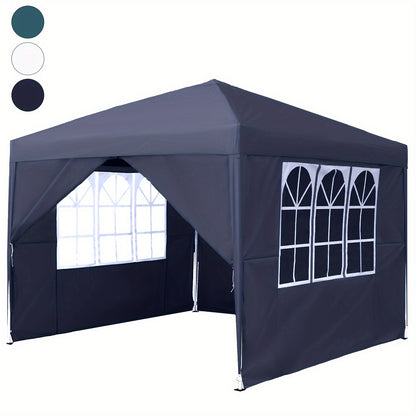 Tenda da Esterno Pieghevole Portatile 3x3m con Protezione UV - Rifugio Istantaneo Ideale per Giardino, Piscina, Mercati ed Eventi - Compatto con Borsa Trasporto e Quattro Pareti Laterali