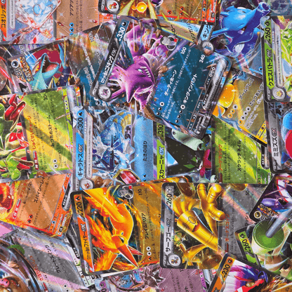 6 Carte EX Pokémon - Lotto di 6 Carte EX ufficiali giapponesi, rare o shiny