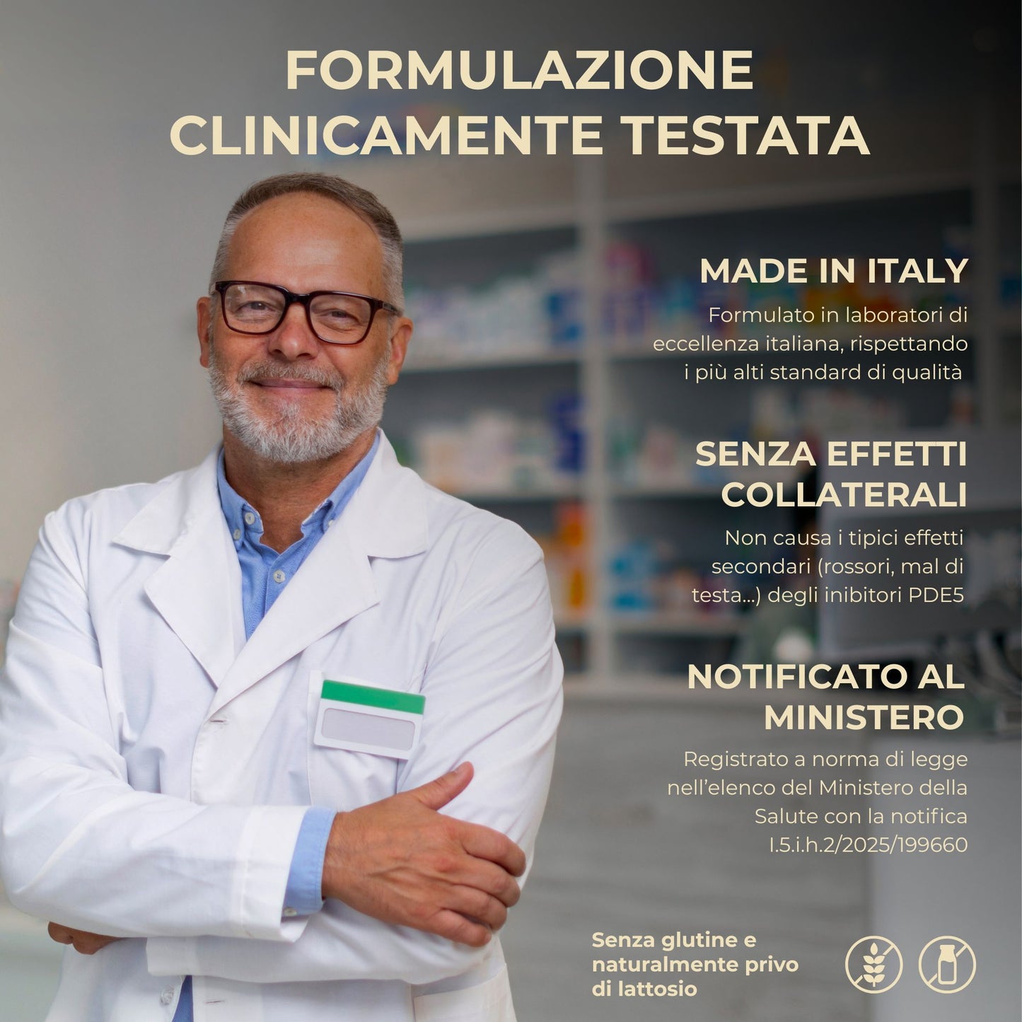 Lybid'Or BOOST Integratore Uomo Forte per Vigore e Prestazioni - Effetto Potente e Duraturo con Maca Peruviana, Tribulus Terrestris, Arginina, Citrullina, Ginseng, Zinco