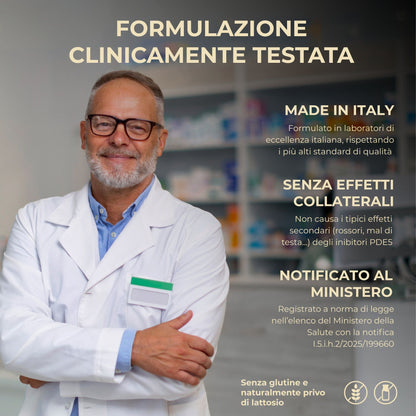 Lybid'Or BOOST Integratore Uomo Forte per Vigore e Prestazioni - Effetto Potente e Duraturo con Maca Peruviana, Tribulus Terrestris, Arginina, Citrullina, Ginseng, Zinco
