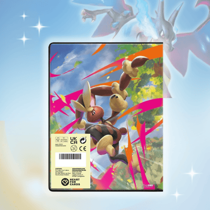 Pokémon ME02 - Portafoglio a 9 Tasche - Cartella da Collezione Ufficiale per la Conservazione Sicura di Carte Pokémon, Ideale per Collezionisti e Giocatori