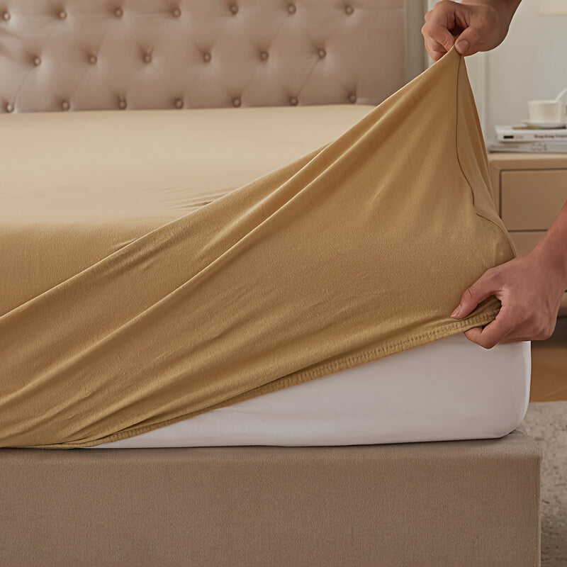 2 Pezzi Lenzuolo Jersey 100% Cotone 130gsm, Lenzuolo con Angoli Elastici, Gonna 30cm, Ipoallergenico, Traspirante, Adatto per Camera da Letto, Dormitorio e Camera degli Ospiti, Lavabile in Lavatrice, Biancheria da Letto Jersey