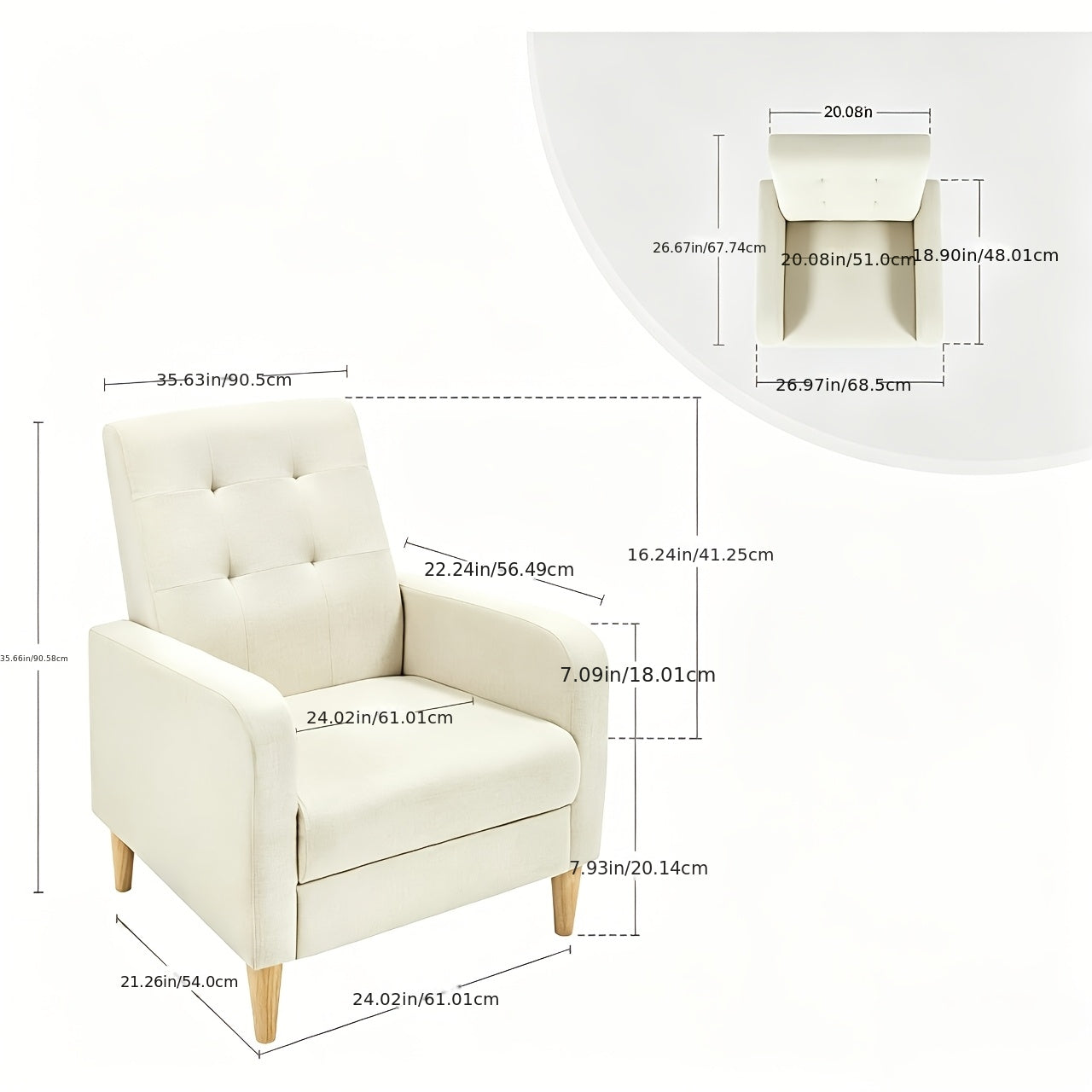 1 poltrona relax, seduta confortevole con braccioli, sedia moderna, utilizzabile come poltrona da soggiorno per TV, sedia da ufficio per riposare, sedia da ricezione, poltrona relax per camera da letto