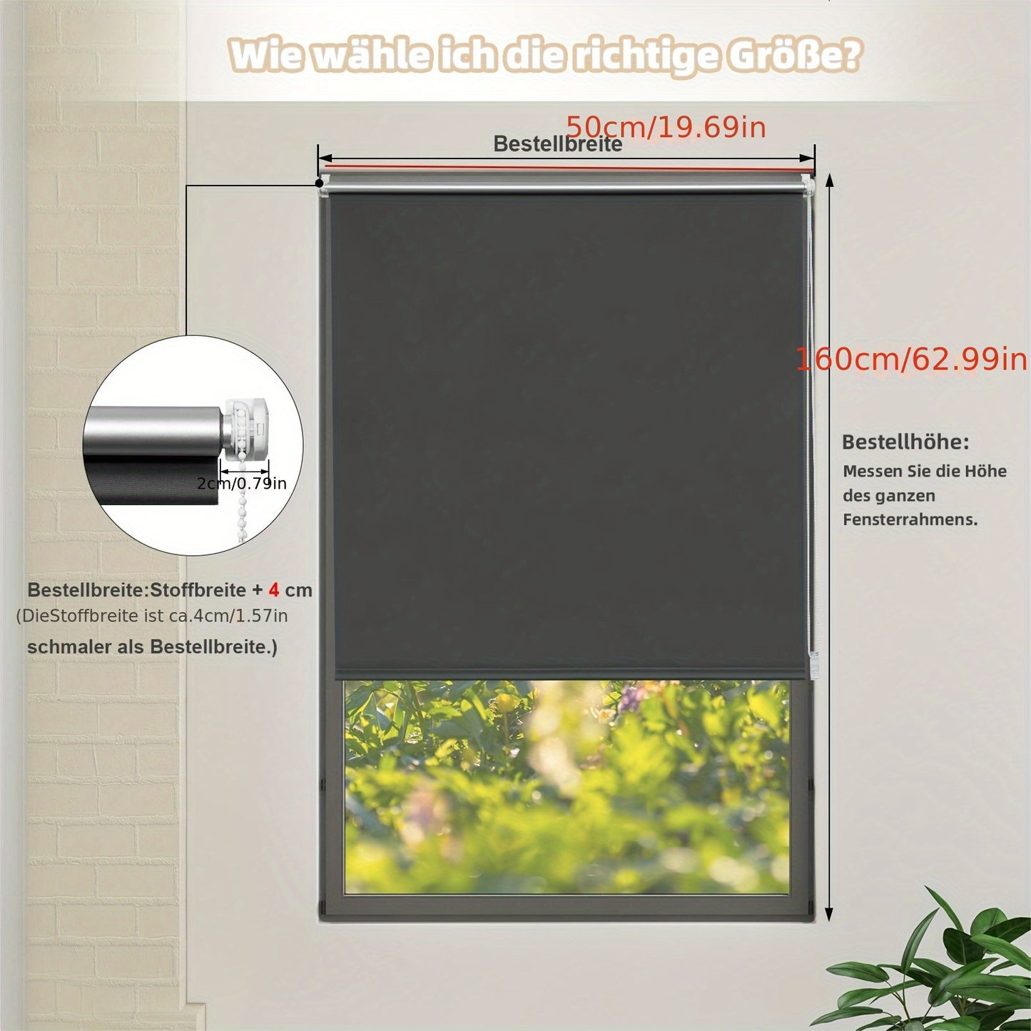 1pz Tende a rullo oscuranti senza foratura, tende a rullo parasole isolanti, tende a rullo con clip per finestre per la protezione della privacy, tende a rullo a scomparsa laterale, tende a rullo con clip per finestre e porte