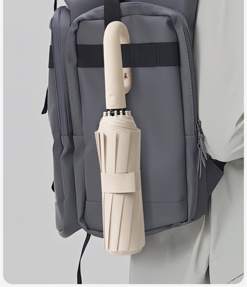 Ombrello pieghevole con fibbia completamente automatica, con protezione solare, specifiche 1 e 2 facoltative, adatto sia per uomini che per donne, ombrello da viaggio, con un diametro di 106 cm/41.2 pollici quando è aperto, robusto e durevole, ombrello di