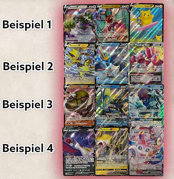 3 Carte Pokémon Ultra Rare Casuali in Inglese – V / GX / EX / VMAX / VSTAR – Carte da Collezione Altamente Rare