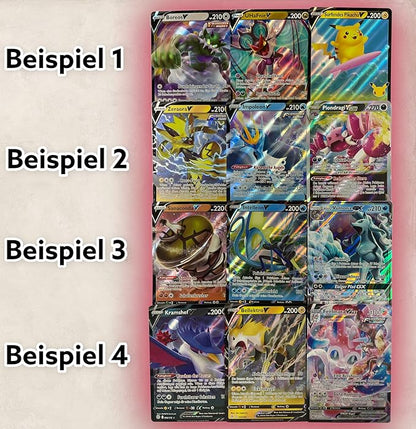 3 Carte Pokémon Ultra Rare Casuali in Inglese – V / GX / EX / VMAX / VSTAR – Carte da Collezione Altamente Rare