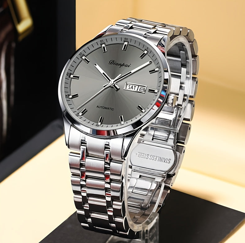 Dianpai Orologio meccanico automatico da donna, sofisticato ed elegante, con un design sportivo casual e alla moda, perfetto come regalo di compleanno