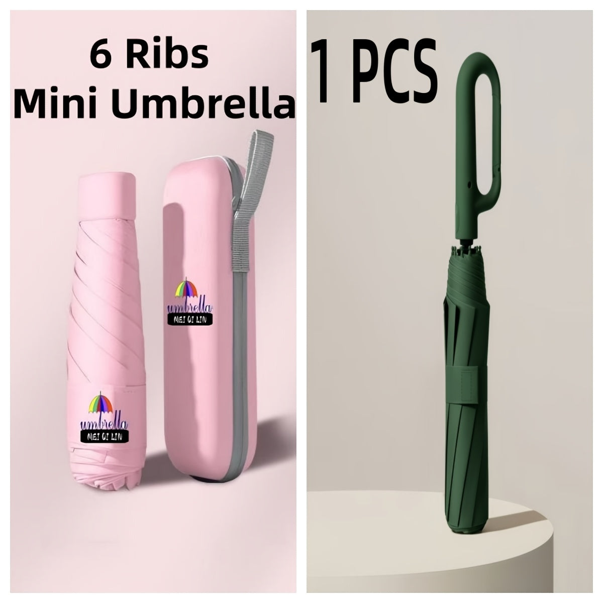 Ombrello pieghevole con fibbia completamente automatica, con protezione solare, specifiche 1 e 2 facoltative, adatto sia per uomini che per donne, ombrello da viaggio, con un diametro di 106 cm/41.2 pollici quando è aperto, robusto e durevole, ombrello di