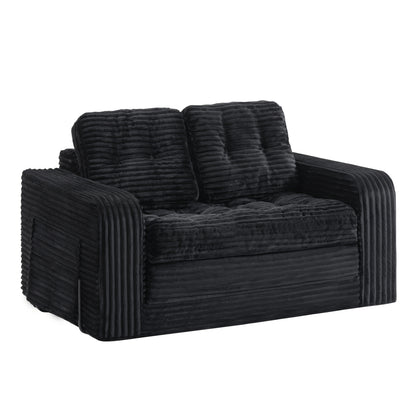 Divano Letto Pieghevole Pop Up, Disponibile in Configurazioni Singola o Doppia. Divano Letto Multifunzionale in Velluto a Coste, Ideale per Appartamenti Compatti, Balconi e Dormitori Studenteschi. Non Richiede Montaggio