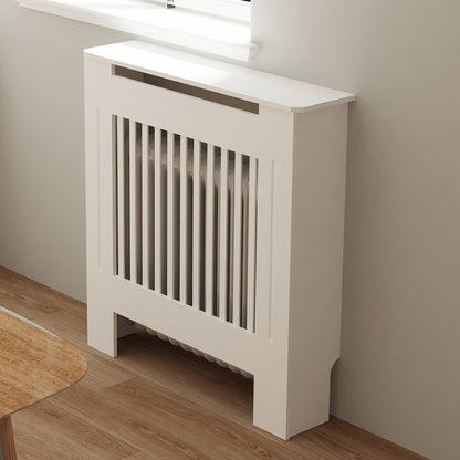 Copertura Radiatore Alta Mobile in Legno Altezza Interna 100Cm Coperture Riscaldatore Bianche Scolli Moderni Scaffale Radiatore Alto MDF Spesso Mobile in Legno Cucina Camera da Letto per Soggiorno