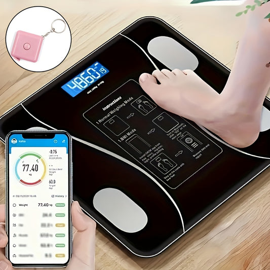 Bilancia pesapersone smart, 180KG per uso quotidiano e Indice Corporale con Sincronizzazione APP – vista principale