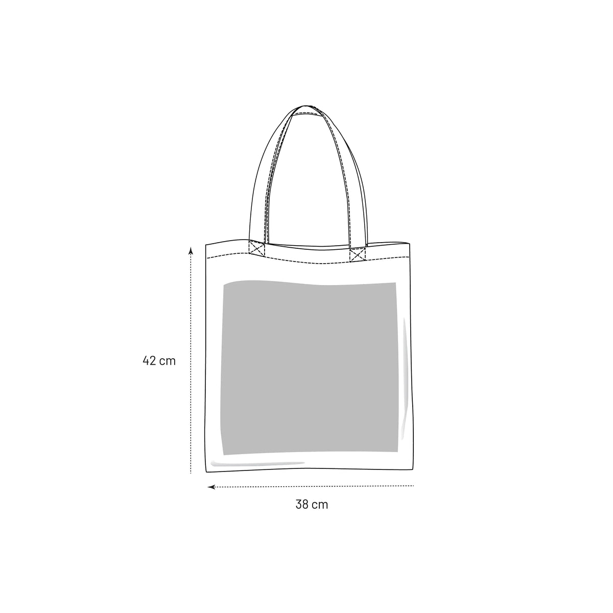 Borsa per la spesa, Blu turchese per la spesa con manici e uso quotidiano – vista dettagliata 3