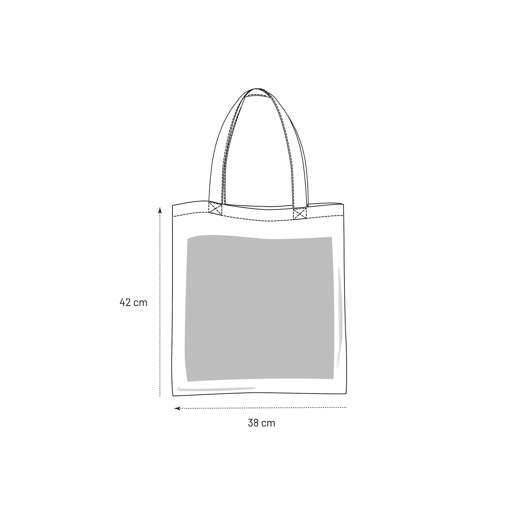 Borsa per la spesa, Blu turchese per la spesa con manici e uso quotidiano – vista dettagliata 3