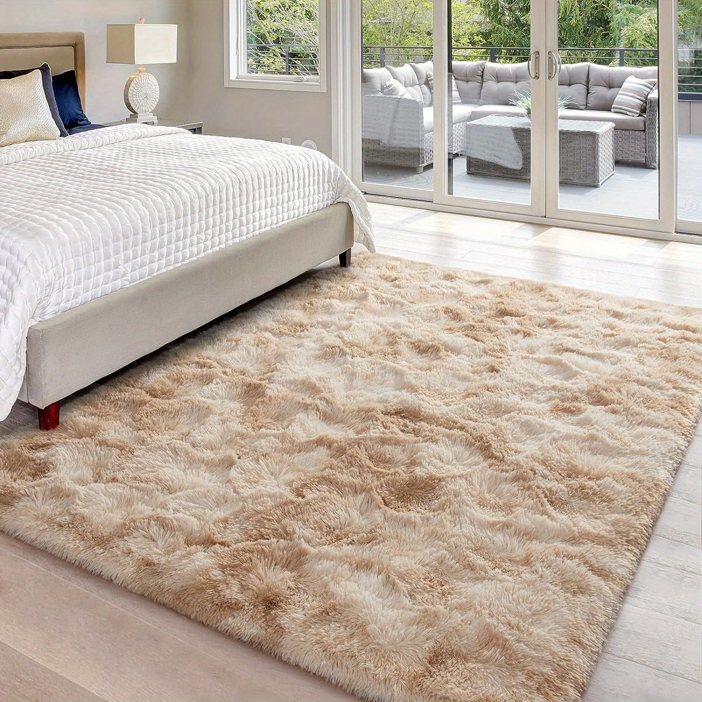 1 Tappeto Morbido in Peluche, Tappeto Antiscivolo in Peluche, Tappeto Morbido da Comodino, Tappeto Tie Dye per Soggiorno, Decorazione per la Casa, Tappeto per Animali Domestici, Tappeto per Camera da Letto e Soggiorno, Decorazione per la Stanza, Adatto pe