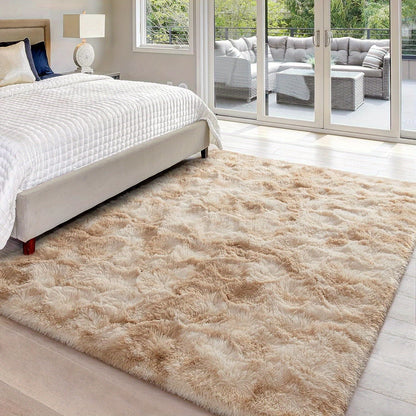 1 Tappeto Morbido in Peluche, Tappeto Antiscivolo in Peluche, Tappeto Morbido da Comodino, Tappeto Tie Dye per Soggiorno, Decorazione per la Casa, Tappeto per Animali Domestici, Tappeto per Camera da Letto e Soggiorno, Decorazione per la Stanza, Adatto pe