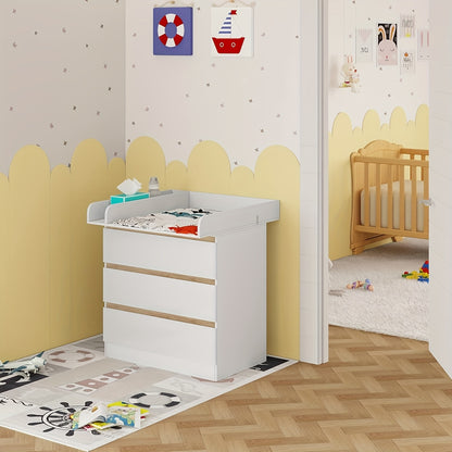 1 pz. Unità di cassetti contenitori, cassettiera con ripiani rimovibili con aggiunte, organizer contenitore, mobili per la casa, può essere comodino, organizer, mobile scaffale con 3 cassetti, camera da letto, soggiorno, bagno, bianco