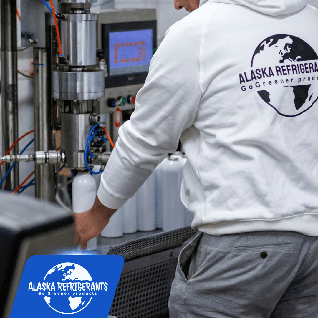 Kit Refrigeranti Combinati Alaska – Refrigerante di Ricambio 3in1 R134a con Olio PAG 100 e Sigillante + Refrigerante di Ricambio R134a + Tubo e Manometro