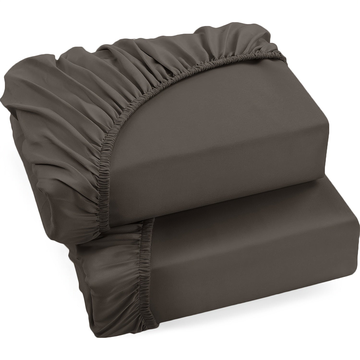 Confezione da 2 lenzuola con angoli in 100% 130gsm, lenzuola con angoli in 100%, gonna da 30cm, ipoallergenico, lenzuolo da letto traspirante, adatto per camera da letto, dormitorio e camera degli ospiti, lavabile in lavatrice, biancheria da letto, con an
