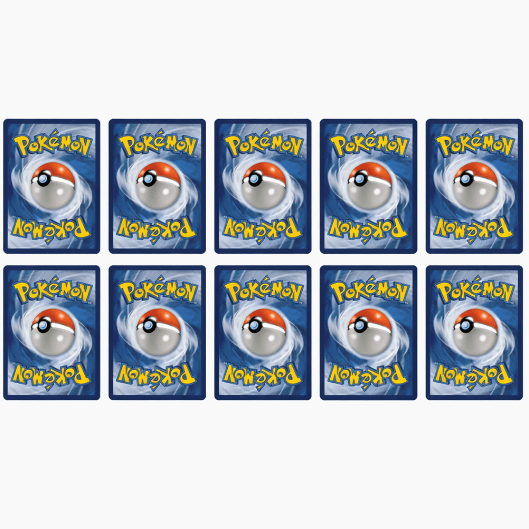 Originali 10 Carte Pokémon Reverse/Holo, Carte Pokémon Lucide in Inglese - Olografiche/Reverse Foil - Carte Assortite